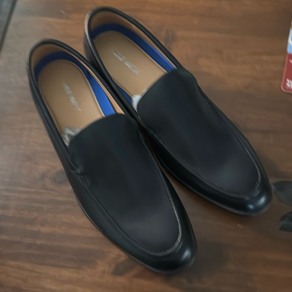 Nine West Hollis Slip On Loafer Men's Casual Dress Shoes Black Size 10